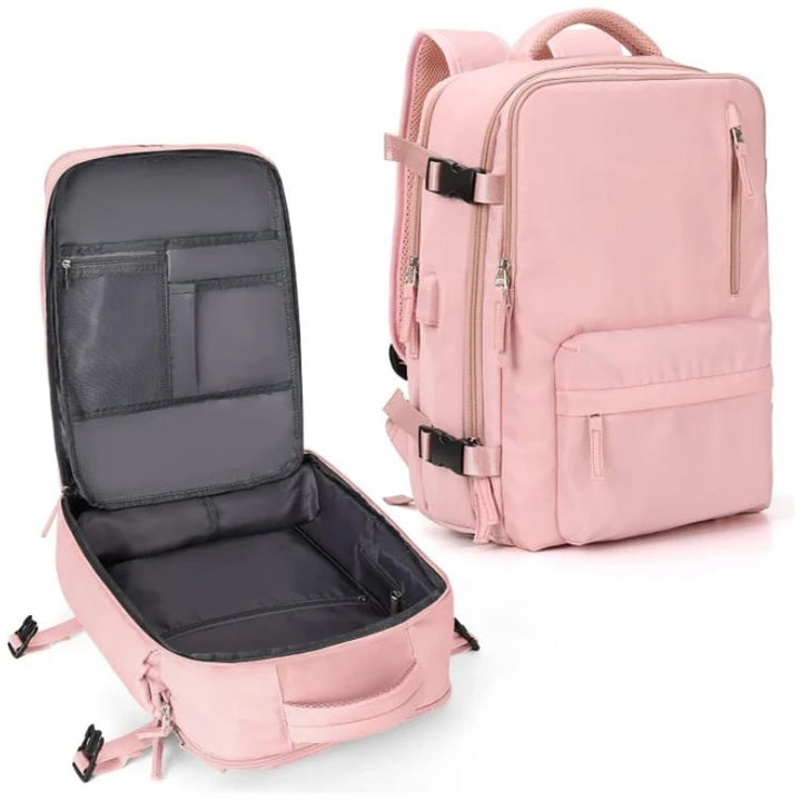 35L Travel Backpack | Waterproof Multi-Compartment Design | Hiking &amp; Carry-On Backpack