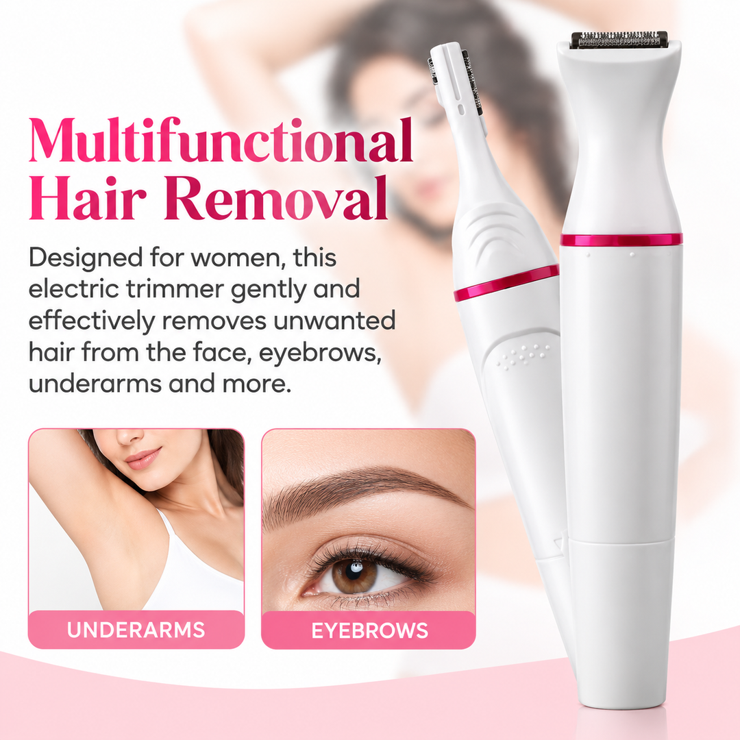 5-in-1 Rechargeable Epilator | Multi-Attachment Hair Removal System | Waterproof Design