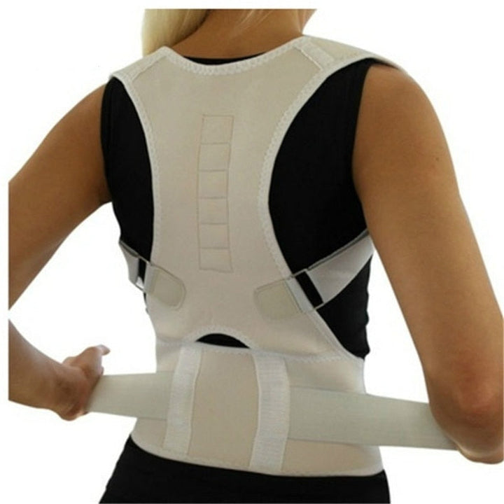 Adjustable Back Posture Corrector | Breathable Support Brace | Magnetic Inserts &amp; Custom Fit