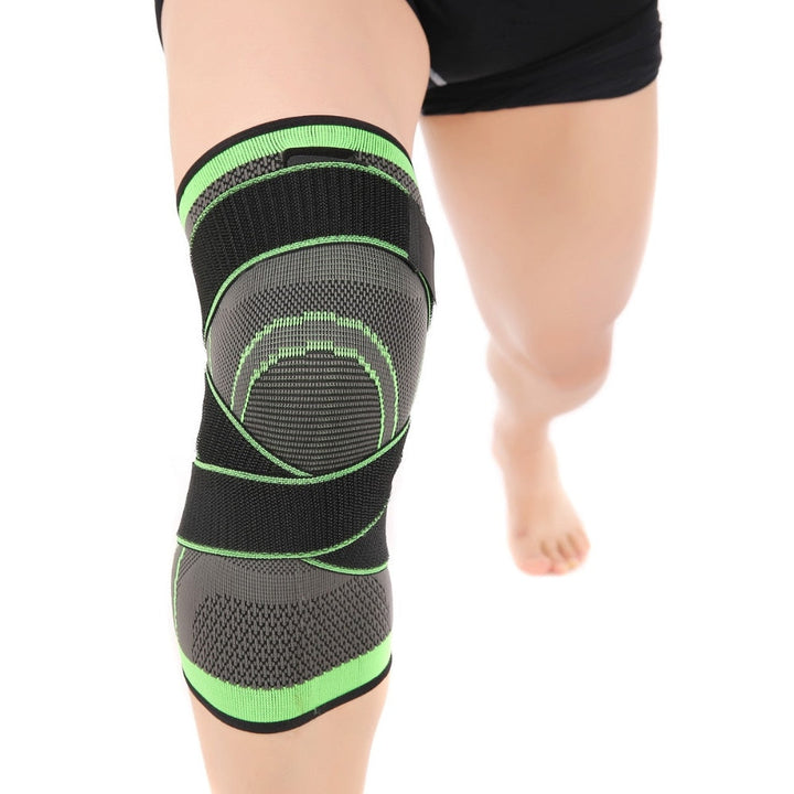 Adjustable Knee Support Brace | Breathable 3D Knit | Flexible Compression &amp; Secure Fit for Workouts