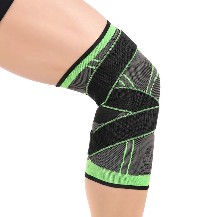 Adjustable Knee Support Brace | Breathable 3D Knit | Flexible Compression &amp; Secure Fit for Workouts