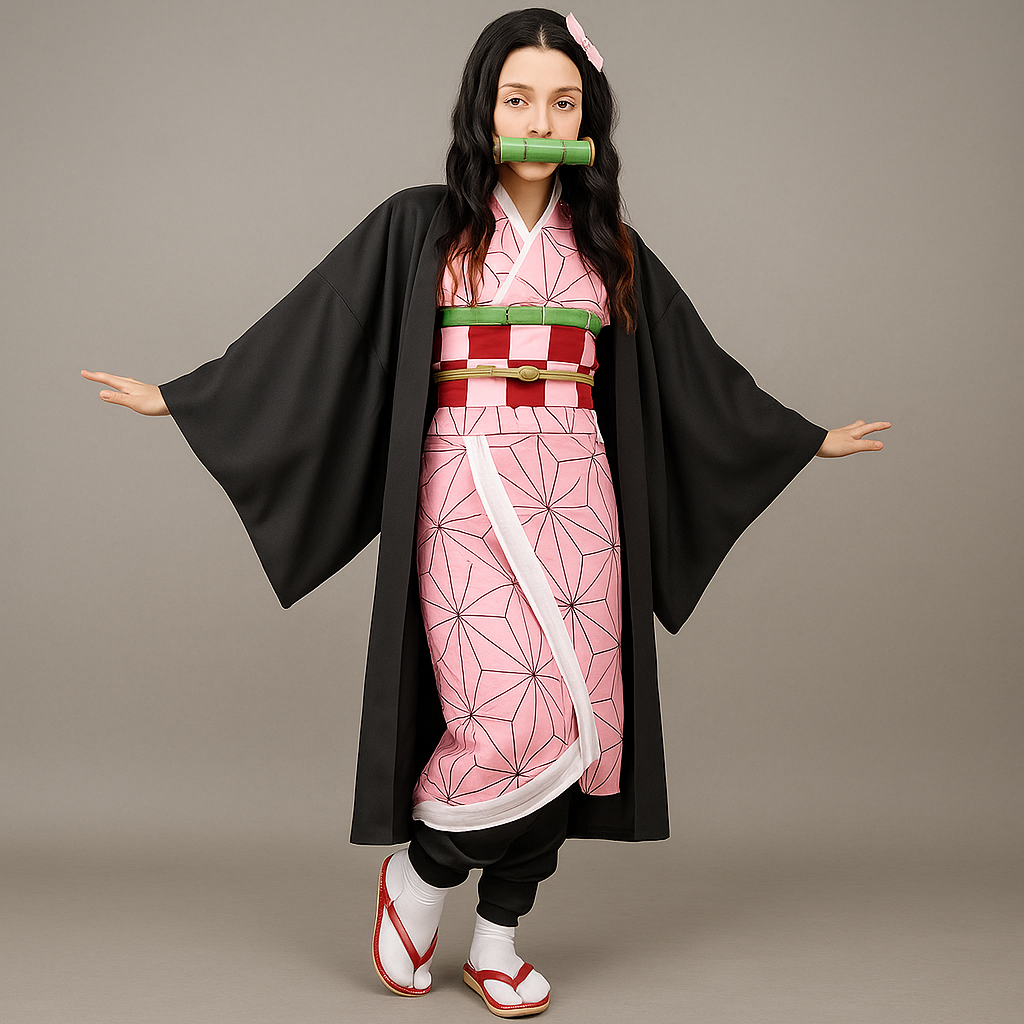 Adult Kimono Cosplay Costume | Japanese-Inspired Outfit Set | Halloween Anime Costume