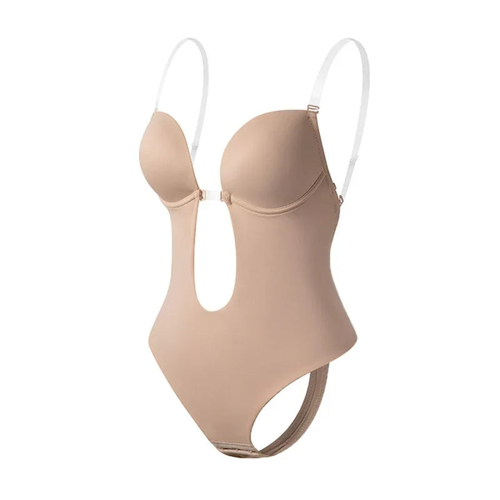 Amelia - Women’s backless body bra with deep plunge and invisible support