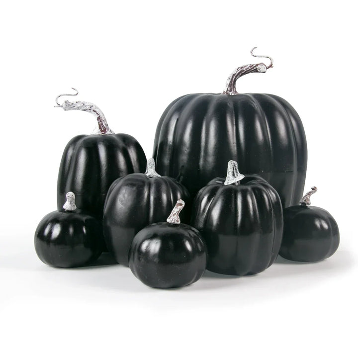 Artificial Pumpkin Set | 7-Piece Fall Decoration Collection | Halloween Table Display