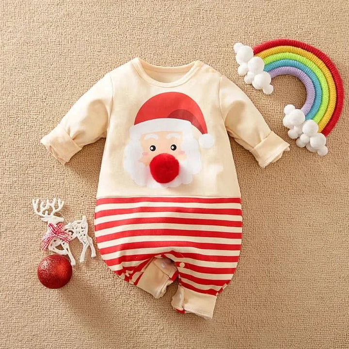Baby Christmas Outfit | Festive Holiday Costume | Soft Cotton Blend &amp; Easy Dressing
