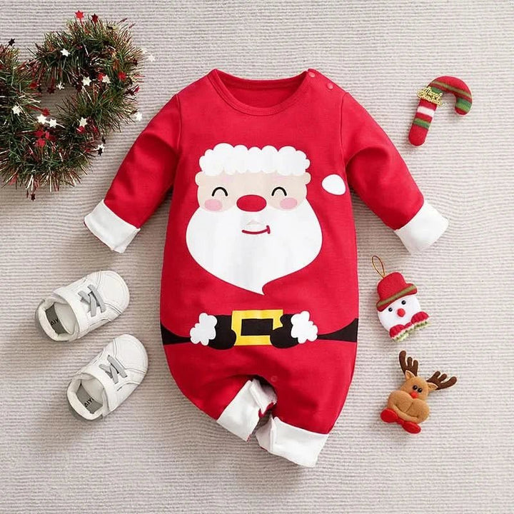 Baby Christmas Outfit | Festive Holiday Costume | Soft Cotton Blend &amp; Easy Dressing
