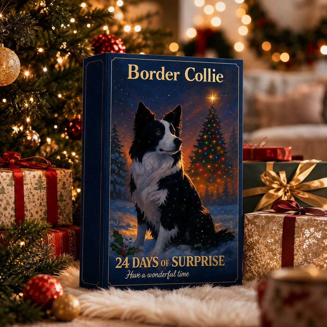 Border Collie Advent Calendar 2026 | 24 Dog-Themed Ornament Surprises | Holiday Countdown Collection