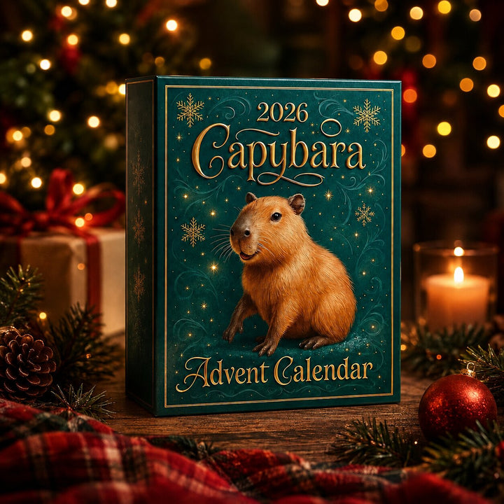 Capybara Advent Calendar 2026 | 24 Cute Ornament Surprises | Holiday Countdown Collection