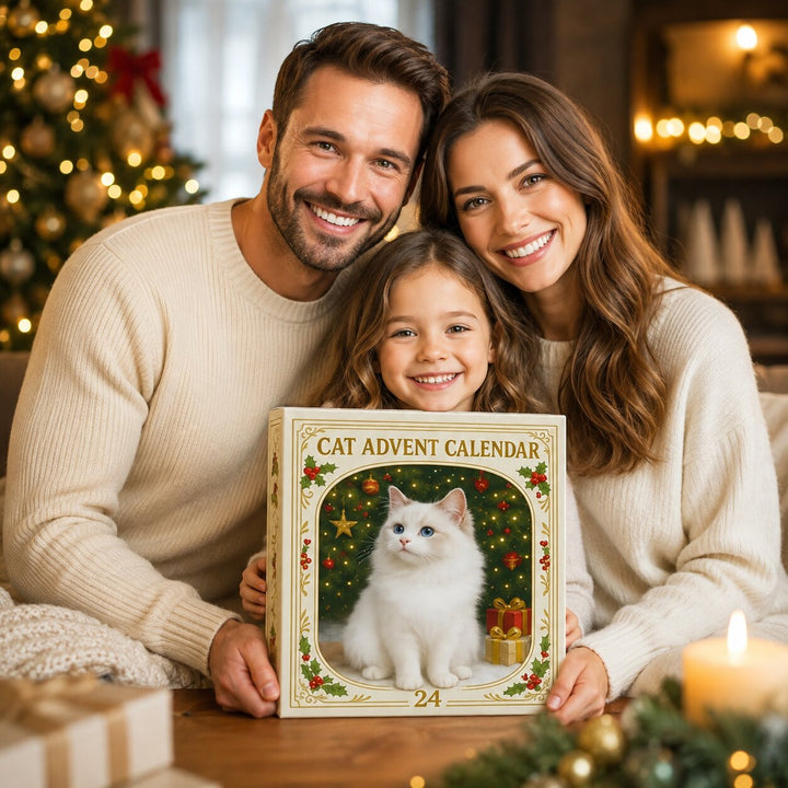 Cat Advent Calendar 2026 | 24 Cat-Themed Ornament Surprises | Holiday Countdown Collection