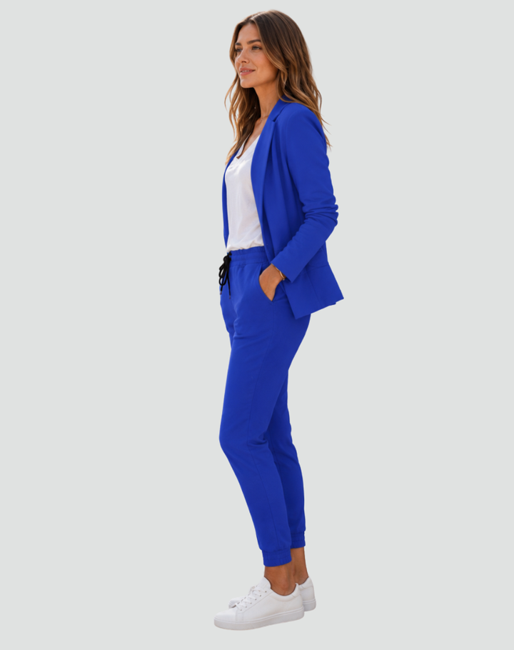 Charlotte - Women’s matching blazer set smart casual and elegant with tapered leg
