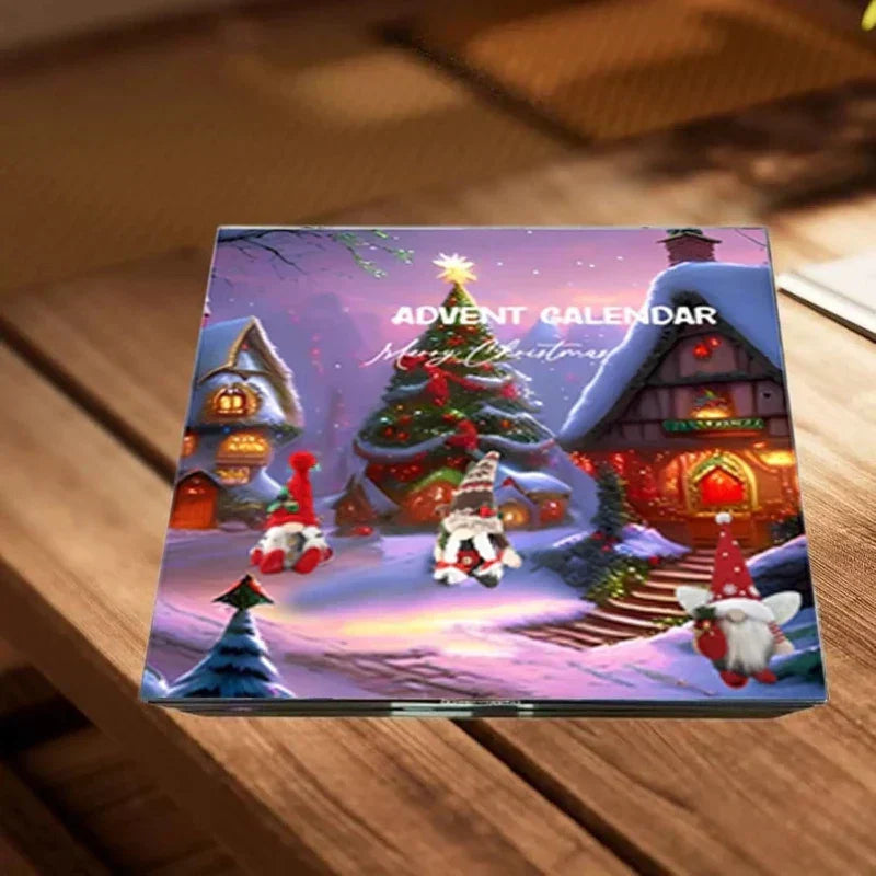 Christmas Gnome Advent Calendar | 24 Daily Surprises | Plush Holiday Countdown Decoration