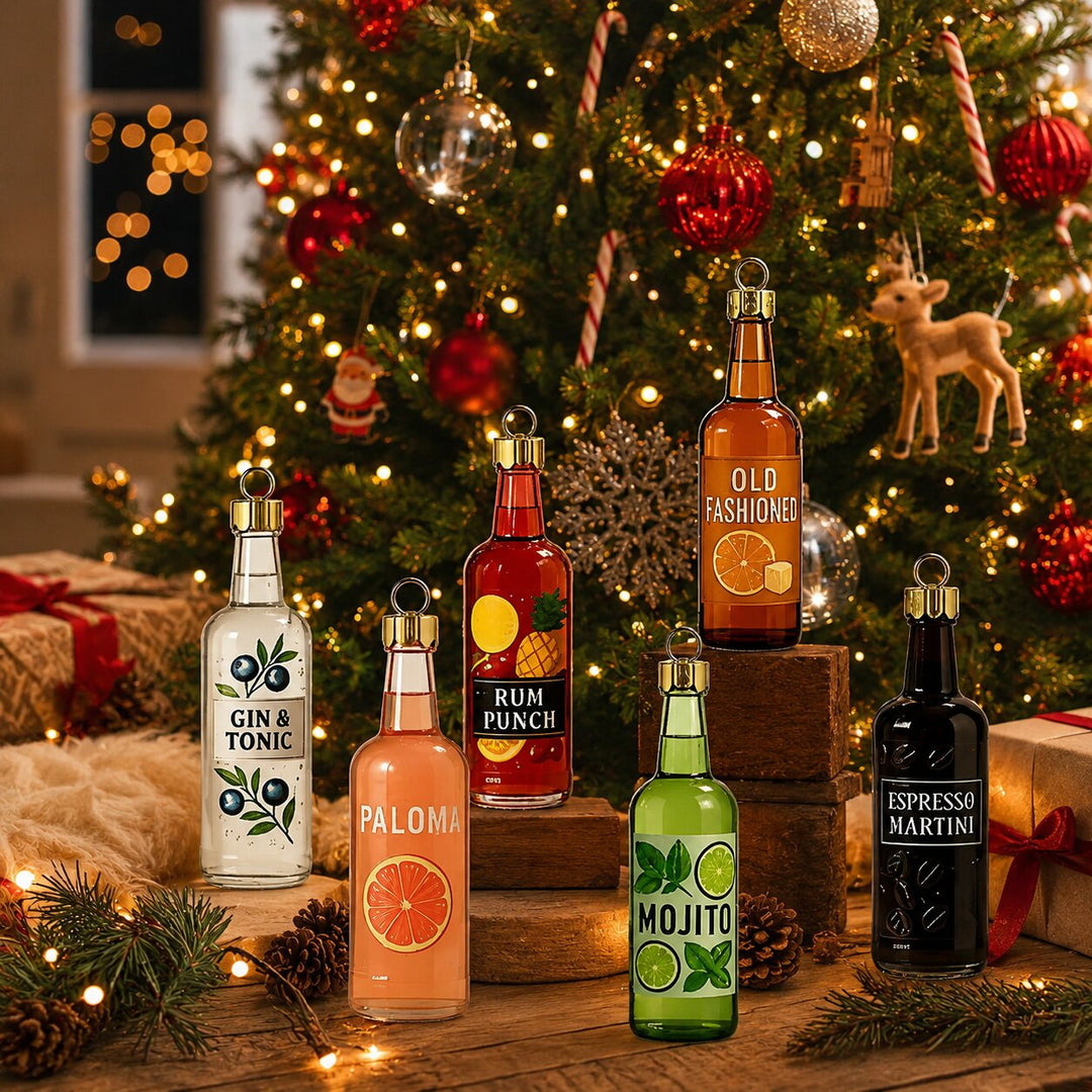 Cocktail Advent Calendar 2026 | 24 Drink-Themed Ornament Surprises | Holiday Countdown Collection