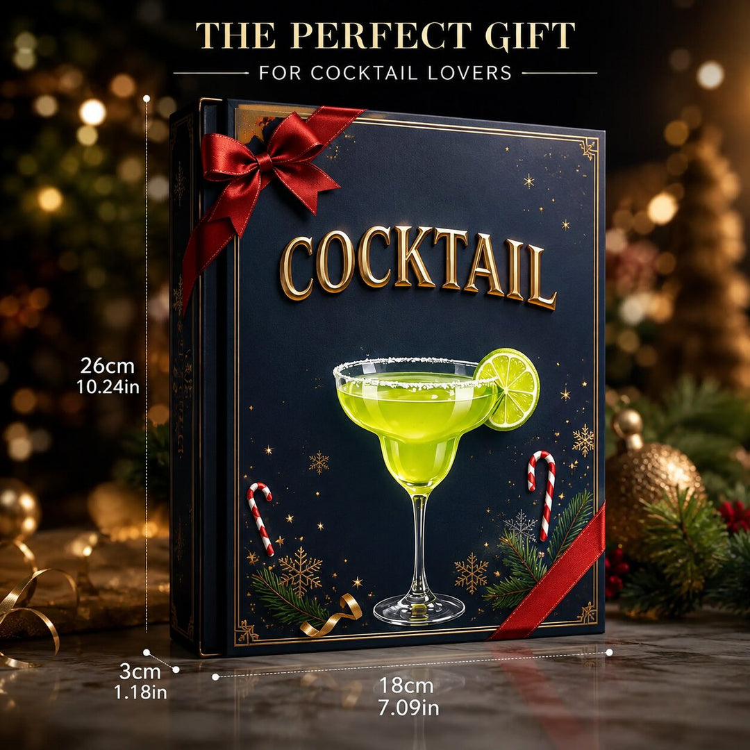 Cocktail Advent Calendar 2026 | 24 Drink-Themed Ornament Surprises | Holiday Countdown Collection