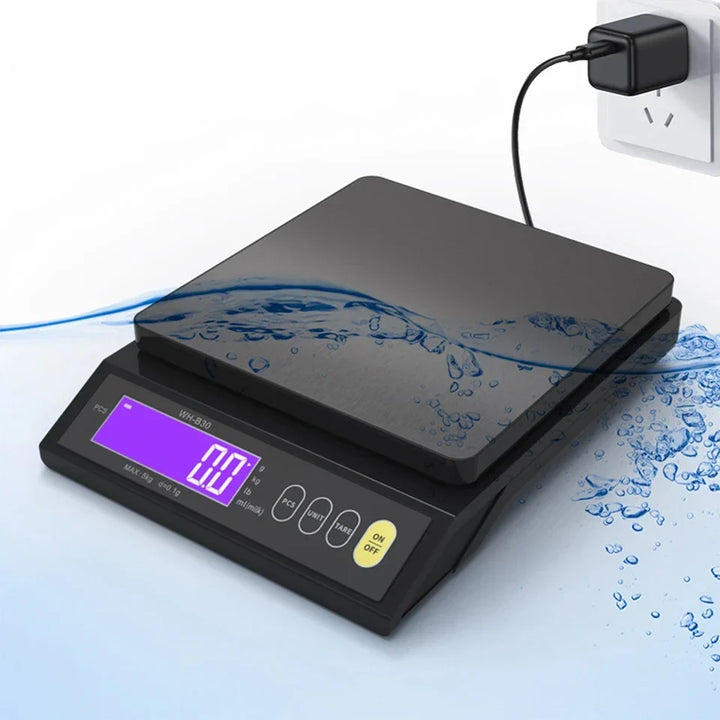 Digital Kitchen Scale | Waterproof Stainless Steel Platform | High Precision LCD Display | 11 lb Capacity