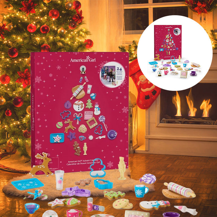 Doll Holiday Advent Calendar | 24 Mini Accessories &amp; Treats | Christmas Countdown Gift Set