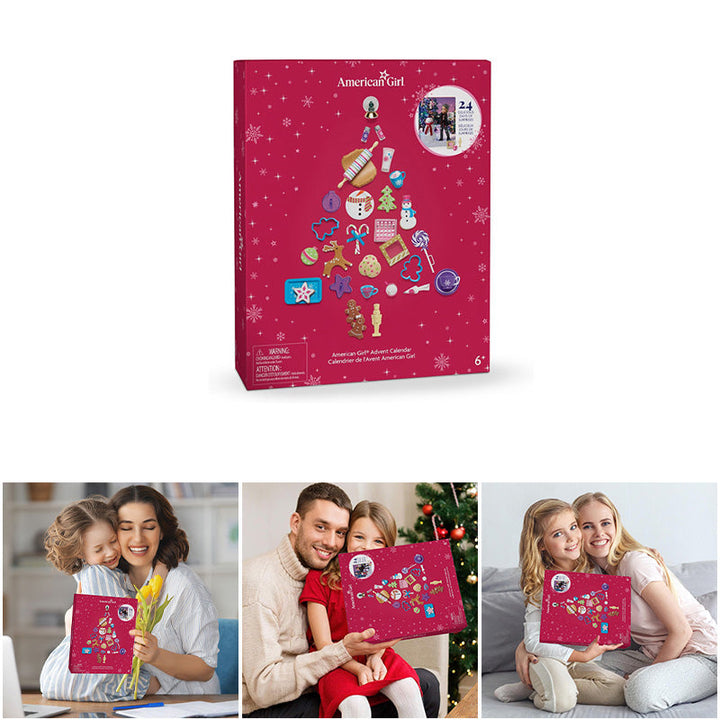 Doll Holiday Advent Calendar | 24 Mini Accessories &amp; Treats | Christmas Countdown Gift Set