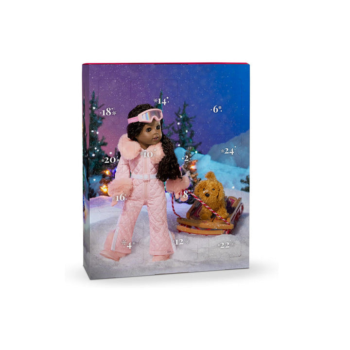 Doll Holiday Advent Calendar | 24 Mini Accessories &amp; Treats | Christmas Countdown Gift Set
