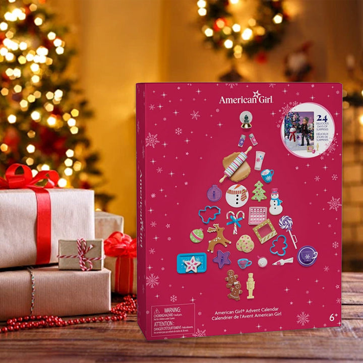 Doll Holiday Advent Calendar | 24 Mini Accessories &amp; Treats | Christmas Countdown Gift Set