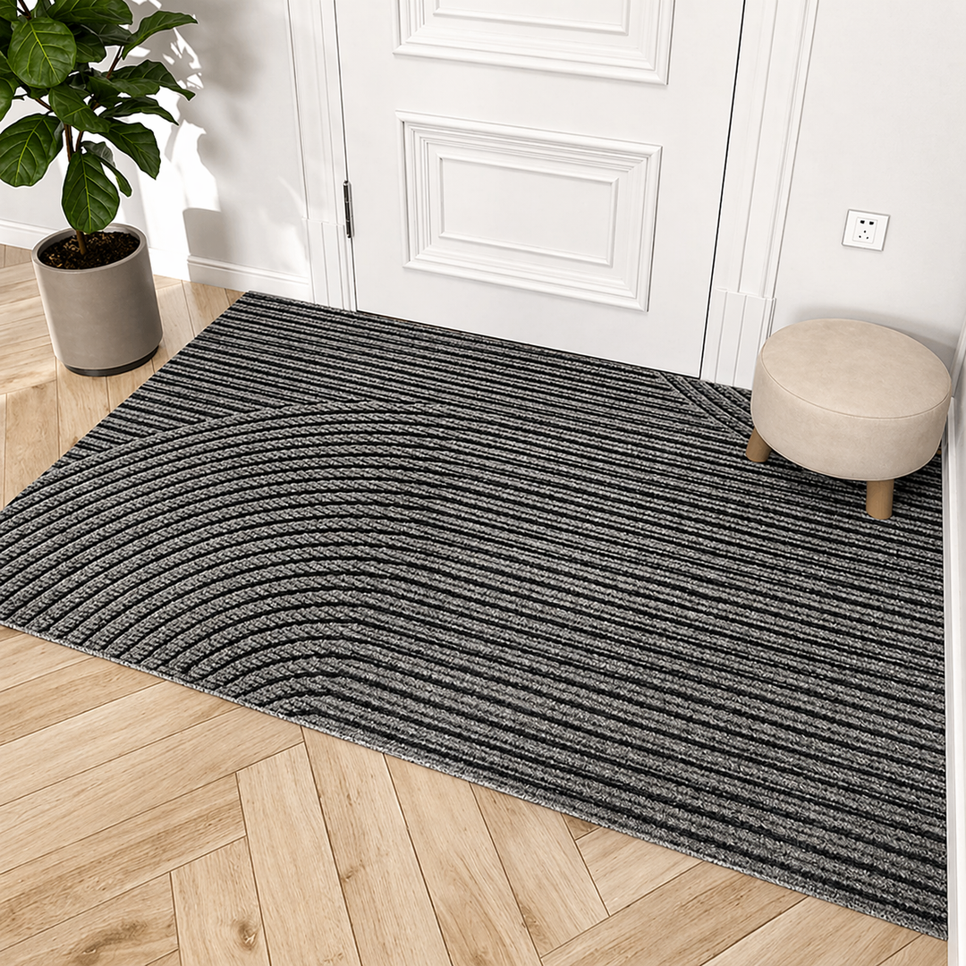 Door Mat | Non-Slip Dirt-Resistant Entry Rug | Durable Polypropylene Mat for Indoor &amp; Outdoor Use