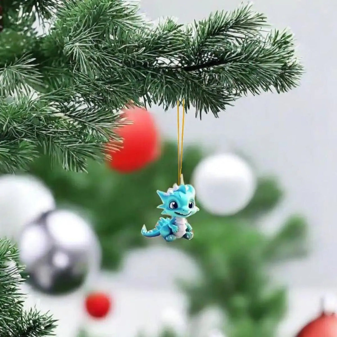 Dragon Advent Calendar | 24 Fantasy Dragon Charms | Christmas Countdown Collectible Set