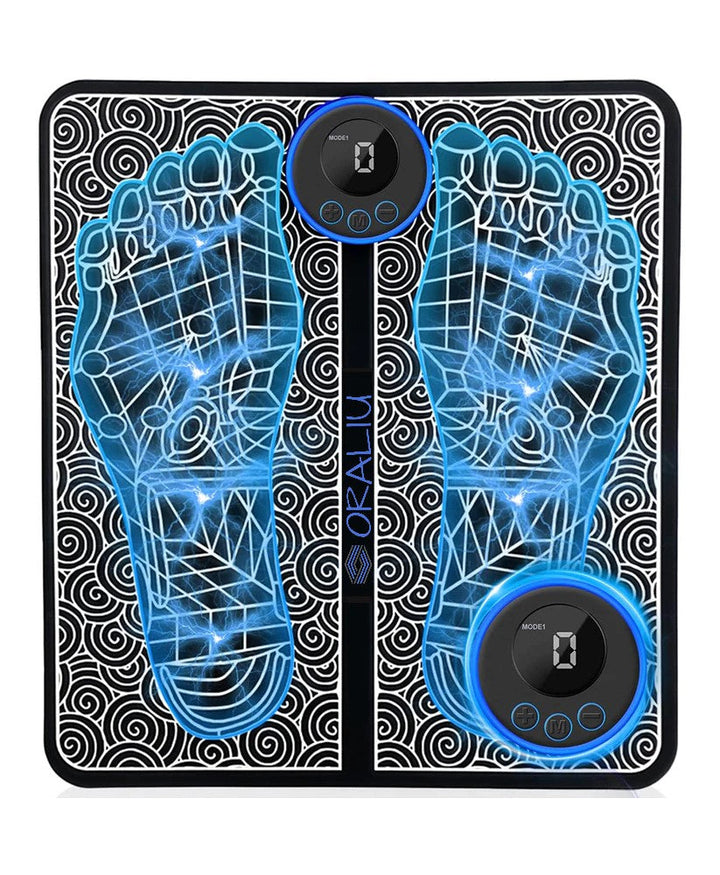 EMS Foot Massager | Adjustable Stimulation Modes | Wireless Foot and Leg Relaxation Therapy