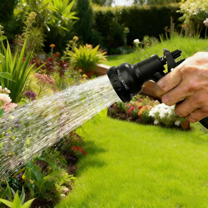 Expandable Garden Hose | Kink-Free Design | Brass Fittings | Expands Up to 100 ft