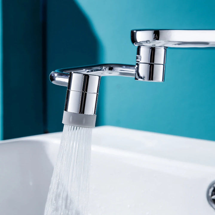 Faucet Extender | 1080° Rotating Spray Attachment | Universal Stainless Steel Adapter for Kitchen &amp; Bathroom Sinks
