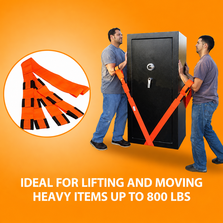 Furniture Moving Straps | Adjustable 2-Piece Lifting Harness Set | Heavy Furniture &amp; Appliance Moving Aid