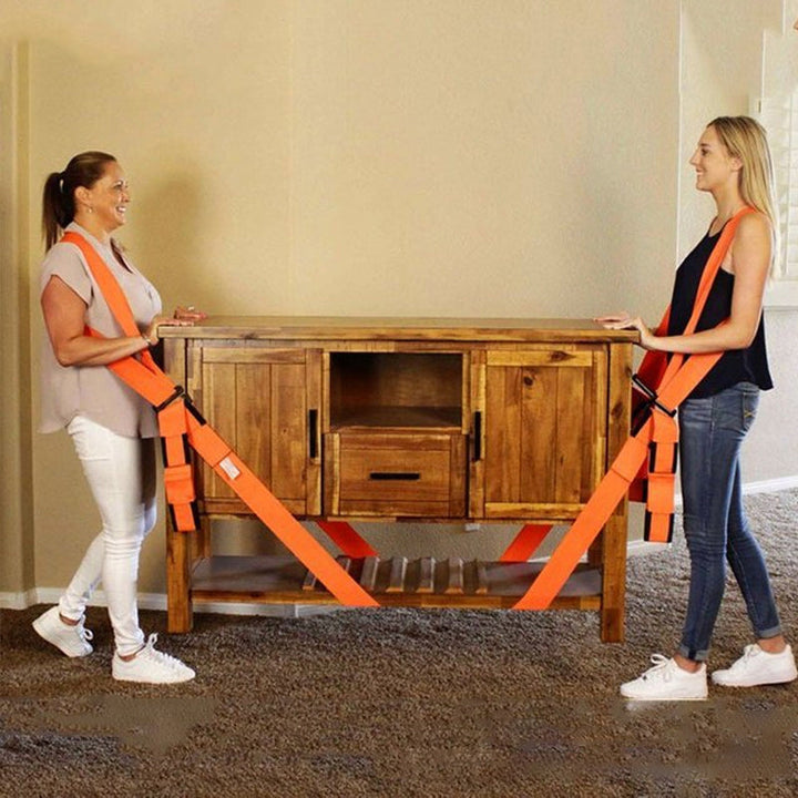 Furniture Moving Straps | Adjustable 2-Piece Lifting Harness Set | Heavy Furniture &amp; Appliance Moving Aid