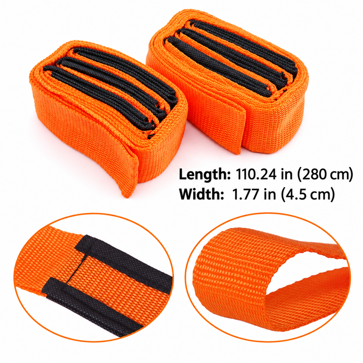 Furniture Moving Straps | Adjustable 2-Piece Lifting Harness Set | Heavy Furniture &amp; Appliance Moving Aid