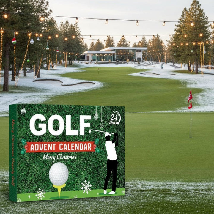 Golf Advent Calendar | 24 Golf Accessories | Christmas Countdown Gift Set for Golf Fans