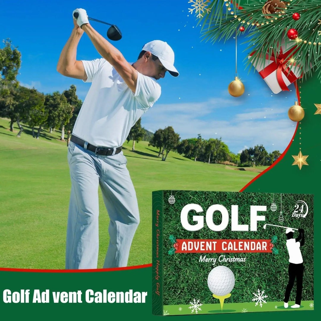 Golf Advent Calendar | 24 Golf Accessories | Christmas Countdown Gift Set for Golf Fans