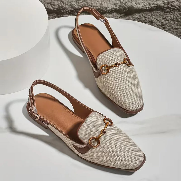 Grace - Orthopedic Mule Sandals for Women with Horsebit Detail and Slingback Strap