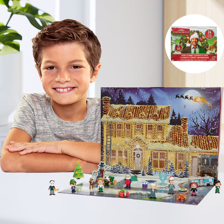 Holiday Movie Advent Calendar | 24 Mini Figures &amp; Accessories | Christmas Countdown Collectible Set