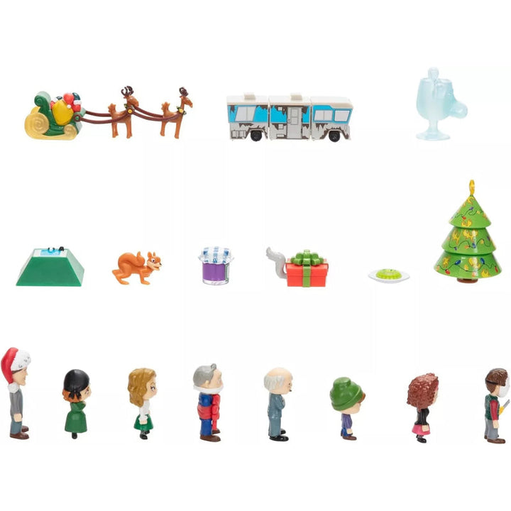 Holiday Movie Advent Calendar | 24 Mini Figures &amp; Accessories | Christmas Countdown Collectible Set