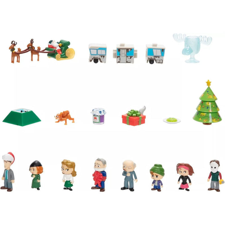 Holiday Movie Advent Calendar | 24 Mini Figures &amp; Accessories | Christmas Countdown Collectible Set