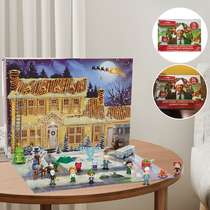 Holiday Movie Advent Calendar | 24 Mini Figures &amp; Accessories | Christmas Countdown Collectible Set