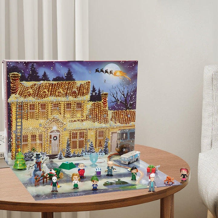 Holiday Movie Advent Calendar | 24 Mini Figures &amp; Accessories | Christmas Countdown Collectible Set