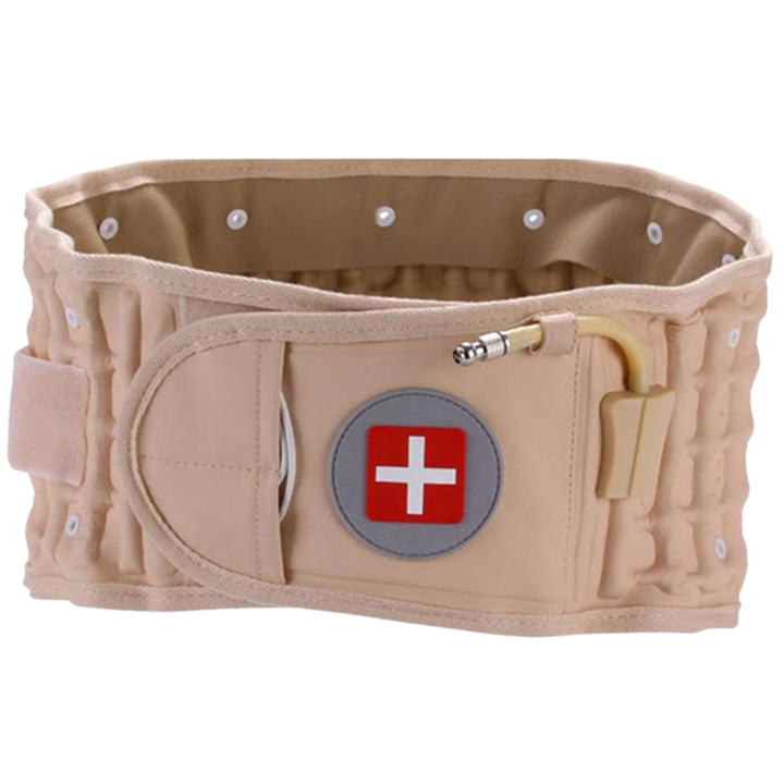 Inflatable Lumbar Support Belt | Adjustable Waist Fit | Lightweight, Breathable Back Support