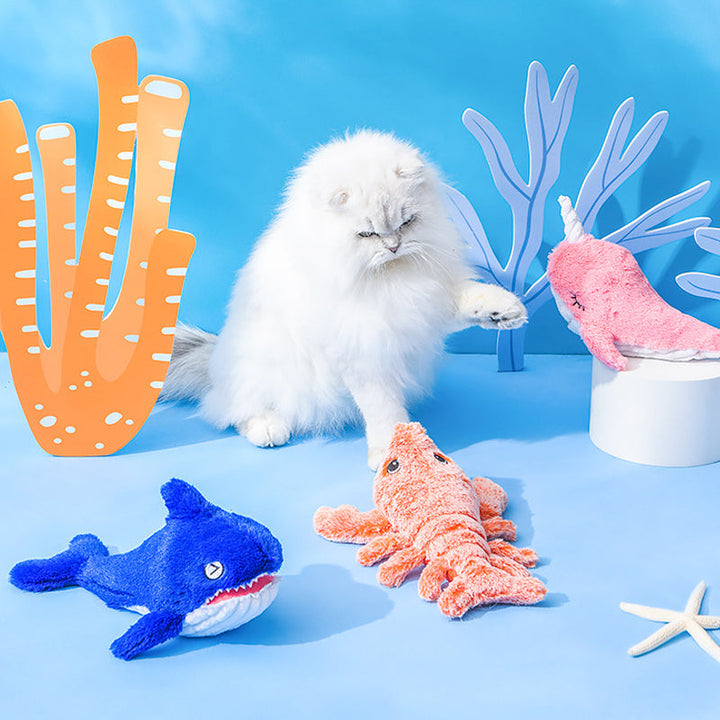 Interactive Pet Toy | Motion Activated Plush Toy | USB Rechargeable Dog &amp; Cat Toy