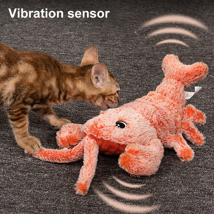 Interactive Pet Toy | Motion Activated Plush Toy | USB Rechargeable Dog &amp; Cat Toy