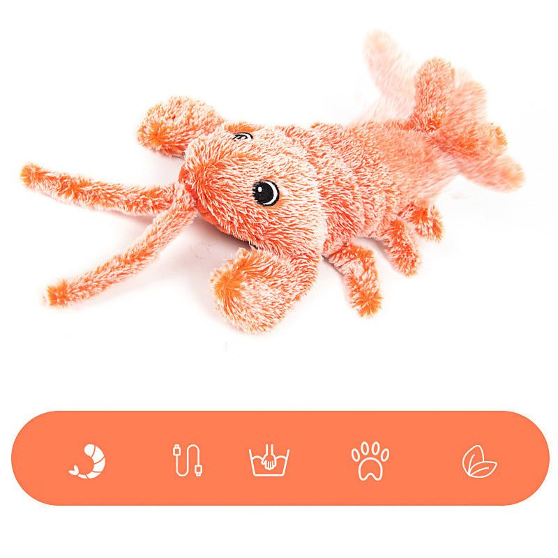 Interactive Pet Toy | Motion Activated Plush Toy | USB Rechargeable Dog &amp; Cat Toy