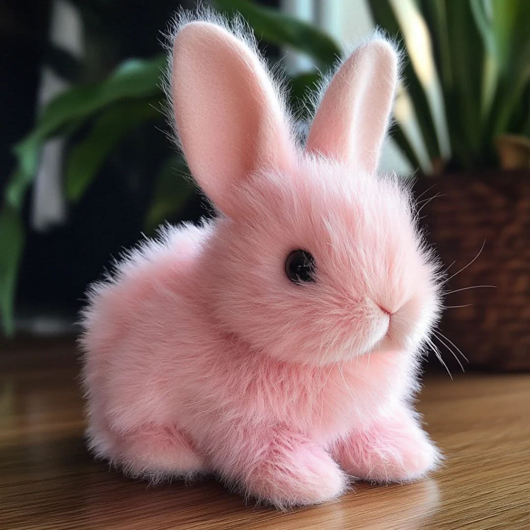 Interactive Plush Bunny Toy | Realistic Hopping Movements &amp; Cute Sounds | Battery Powered