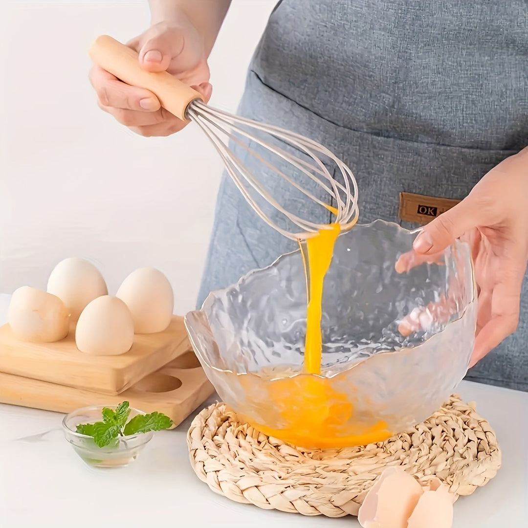 Kitchen Utensil Set | 12-Piece Silicone Cooking Tools | Heat Resistant | Wooden Handles