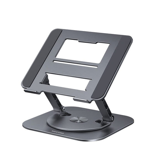 Laptop Stand | 360° Rotating Base | Adjustable Aluminum Design | Fits Laptops Up to 17 in