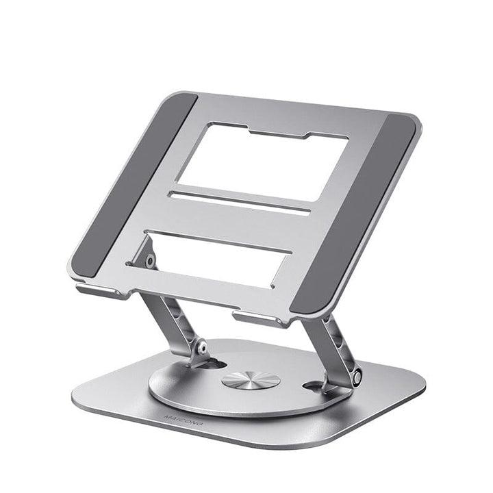 Laptop Stand | 360° Rotating Base | Adjustable Aluminum Design | Fits Laptops Up to 17 in