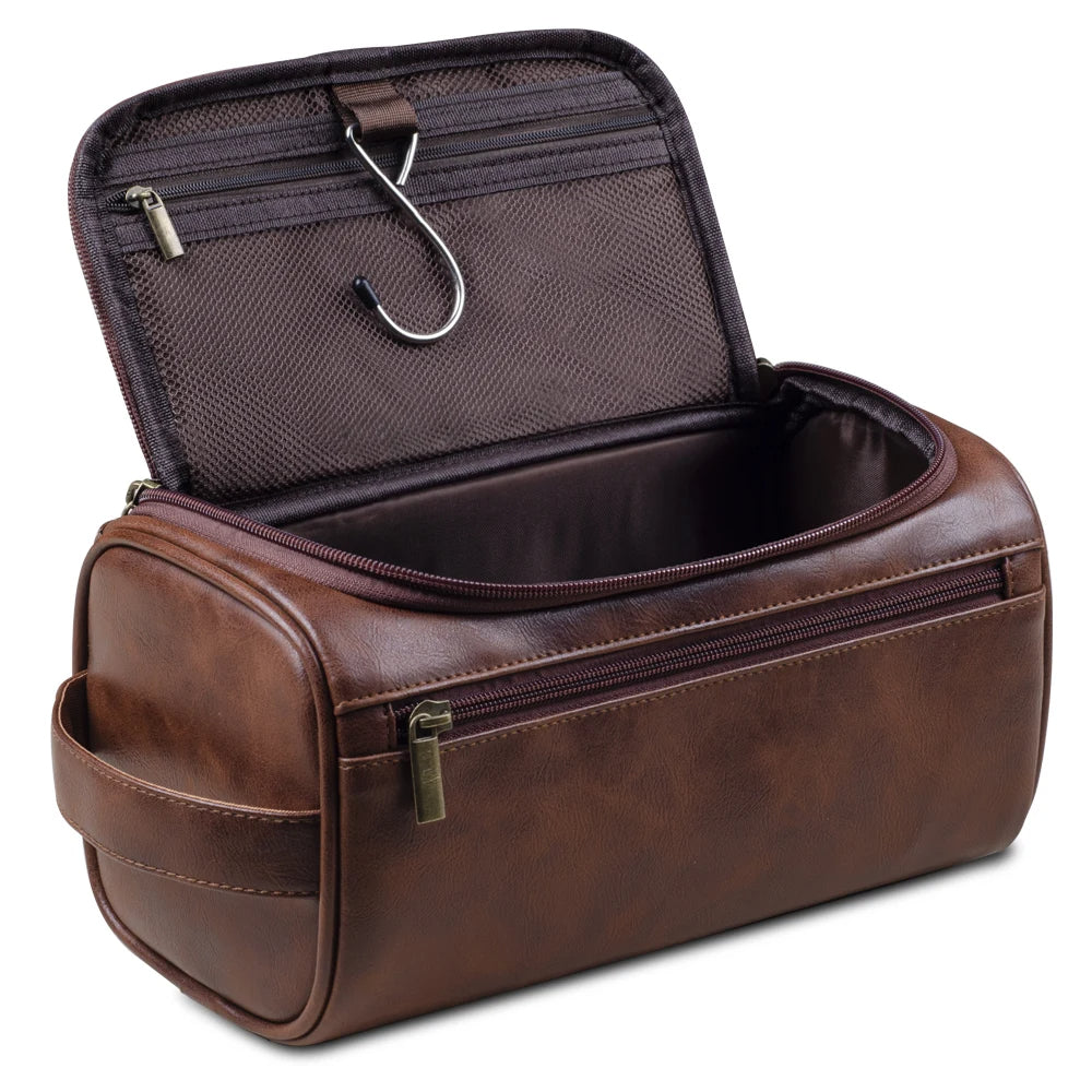 Toiletry Bag | Water-Resistant Travel Organizer | Hanging Hook &amp; Multiple Compartments