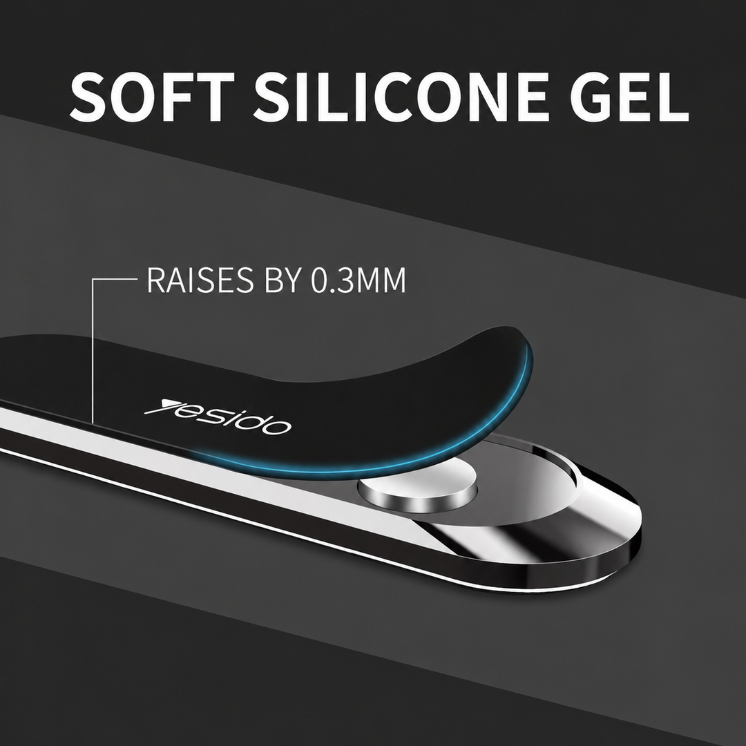 Magnetic Phone Holder | 360° Rotating Dashboard &amp; Car Mount | Strong Nano Adhesive Universal Phone Stand