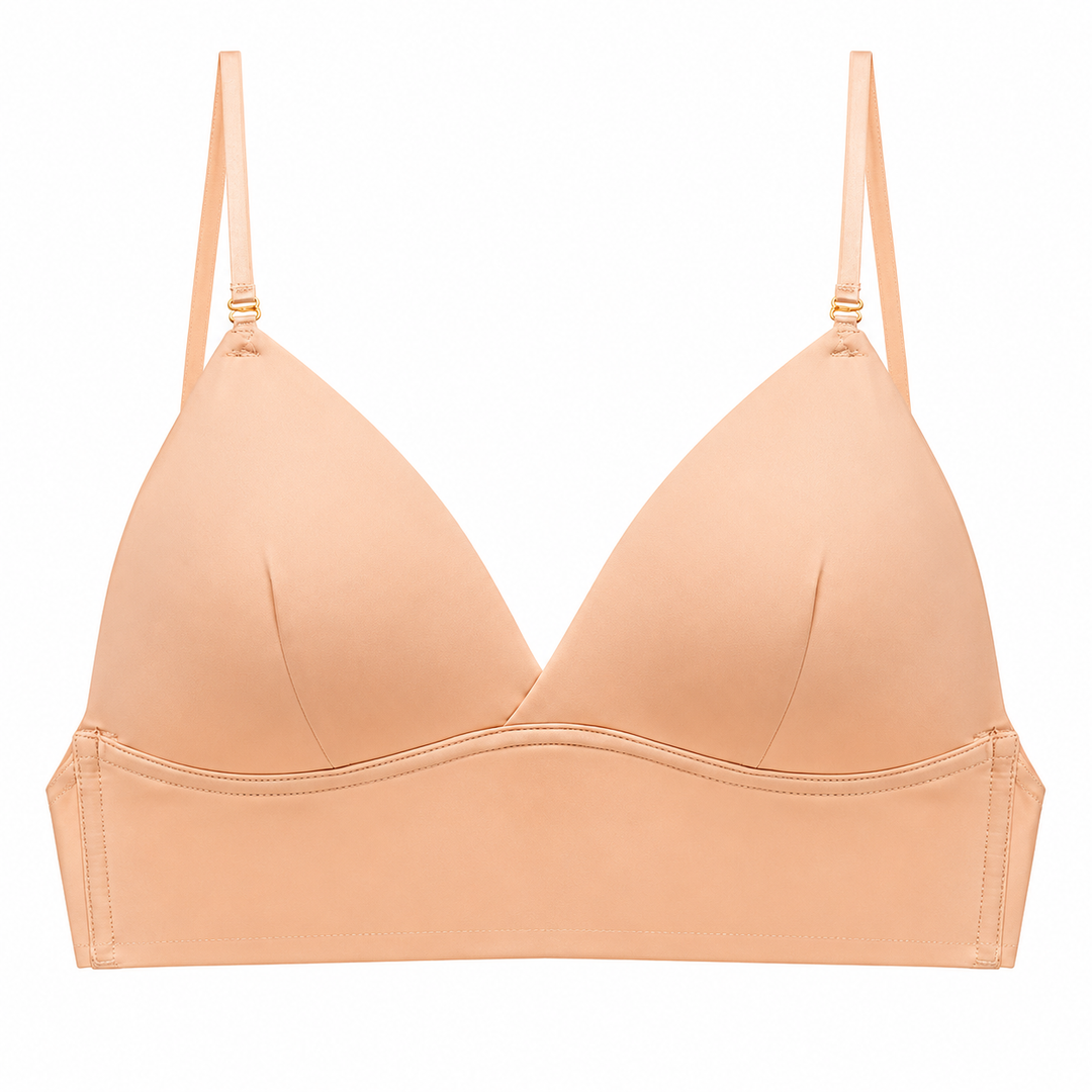 Mia - Women’s low back bra comfortable with triangle cups and thin straps