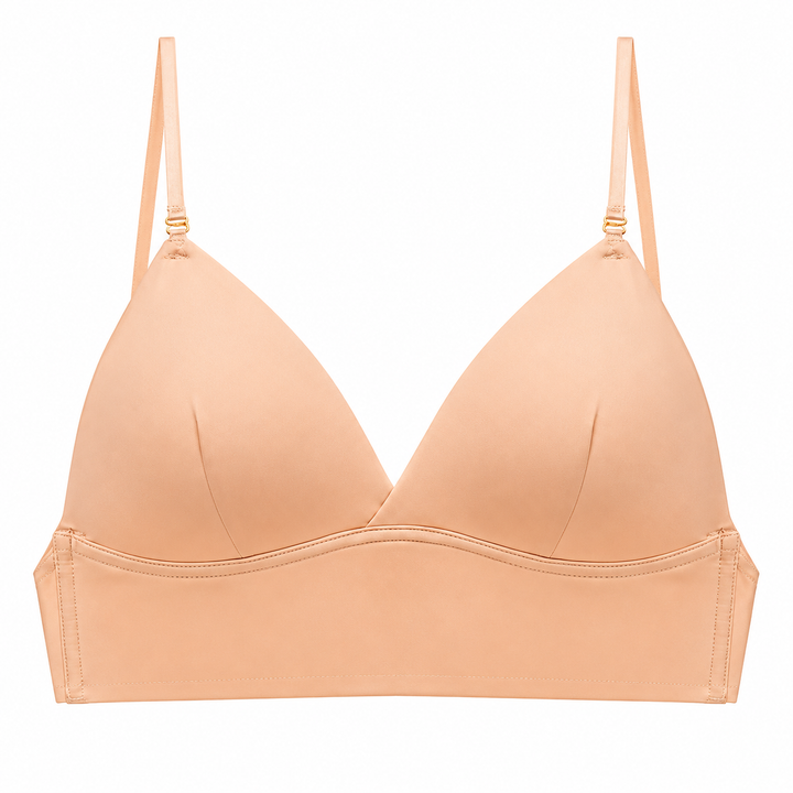 Mia - Women’s low back bra comfortable with triangle cups and thin straps